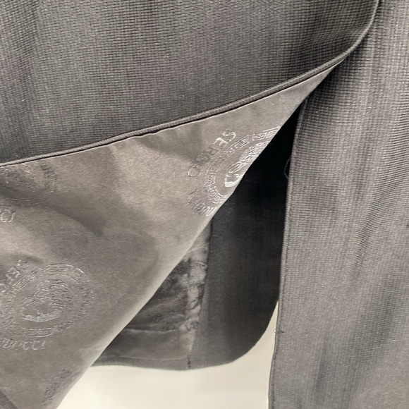 Vintage Sergio Vadducci Western Jacket Blazer Cowboy Rockabilly XL Black Grn - Picture 10 of 14